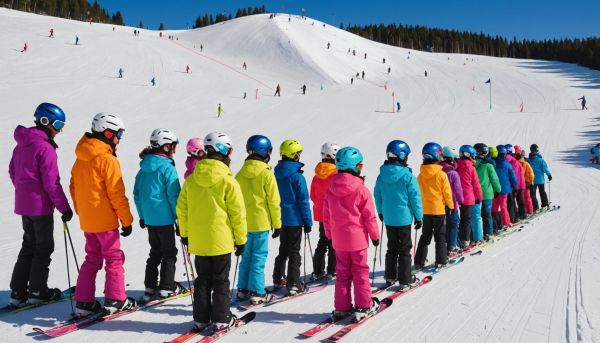 Cours de ski collectifs : quel âge idéal ?