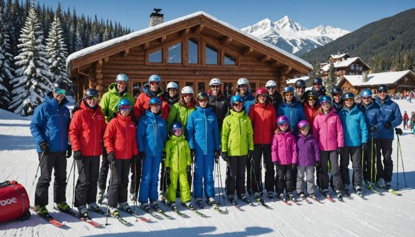 Des vacances au ski réussies en tribu nombreuse