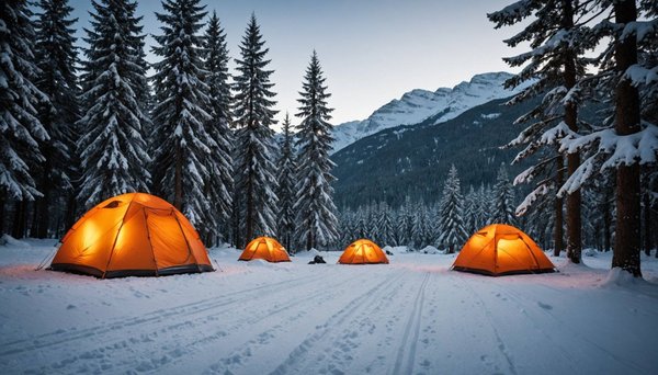 Séjournez au cœur de l'hiver au camping la chauderie