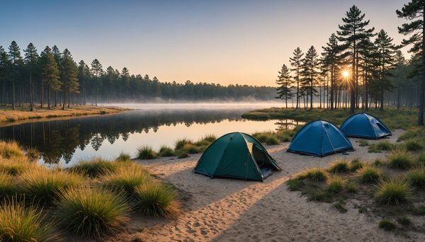 Top 6 des lacs à découvrir depuis un camping dans les landes